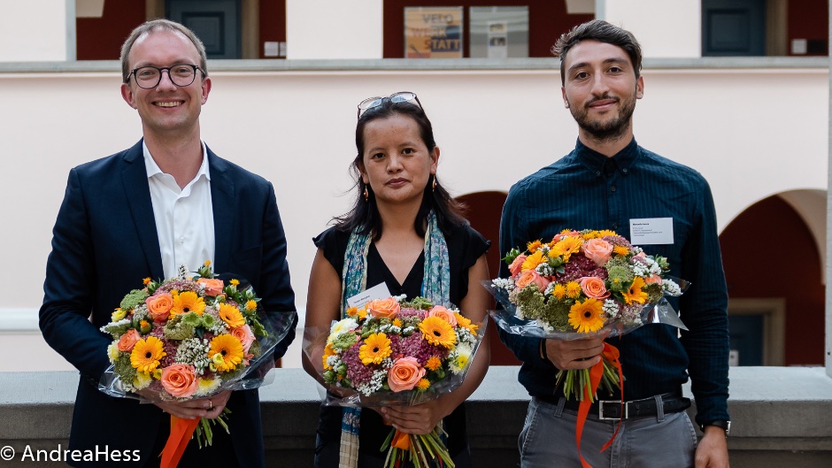 Vontobel-Preis: Florian Riese, Tenzin Wangmo und Marcello Ienca